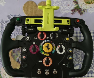 thrustmaster f1 wheel mobile support add 3d print model - Mito3D