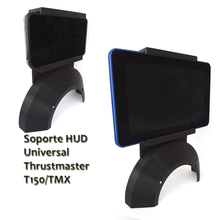 thrustmaster t150 tmx universal hud holder game simracing support flyer steering wheel 3d print model - Mito3D