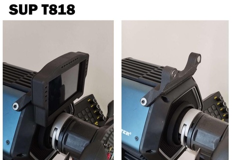 thrustmaster t818 tableau bord supporter soutien simracing 3d modèles impression 3d print model - Mito3D