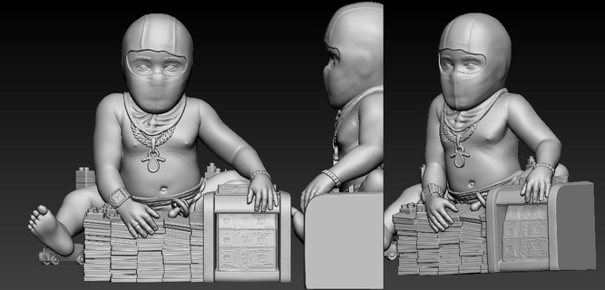 thug boy model 3d print model - Mito3D
