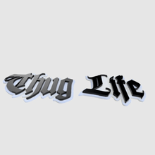 thug life logo art señales de logotipos thuglife snoop dogg gangster gangsta las pandillas oferta dealwithit 3d print model - Mito3D