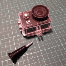el tornillo de pulgar gopro cámara acción casa akaso ek7000 apriete manual las piezas repuesto 3d print model - Mito3D