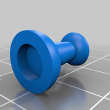 thumb tack household_supplies 3d print model - Mito3D