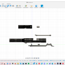 arma fogo ferramenta mochila 22lr sobrevivência 3d print model - Mito3D