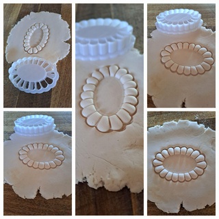thumbprint cookie cutter oval cookies bird's nest cutters hallongrotta polish teacake clay 3d print model - Mito3D