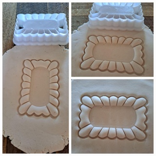 empreinte biscuit coupeur rectangle biscuits oiseaux nid coupeurs grotte framboise polonais gâteau thé argile 3d print model - Mito3D