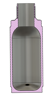 tonnerre airsoft grenade coquille coque remplacement pièces rechange partie réparation DIY 3d print model - Mito3D