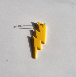 gök gürültüsü kolye anahtarlık hızlı Yazdır küpe anahtar yüzükler Pikaçu pokemon nintendo ışın mücevher Tamamlayıcı Parti hediye 3d print model - Mito3D