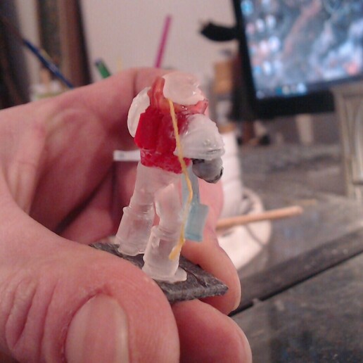 tonnerre guerrier jambes 3D print model - Mito3D