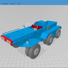 thunderbirds - hood's spider truck vehicle 3d print model - Mito3D