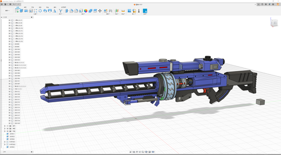 thunderbolt counter-strikeonline sniper rifle weapon cosplay 3d print model - Mito3D