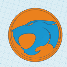 Thundercats relieve logo 3d print model - Mito3D