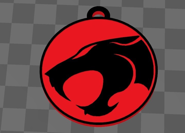 thundercats keychain 3D print model - Mito3D