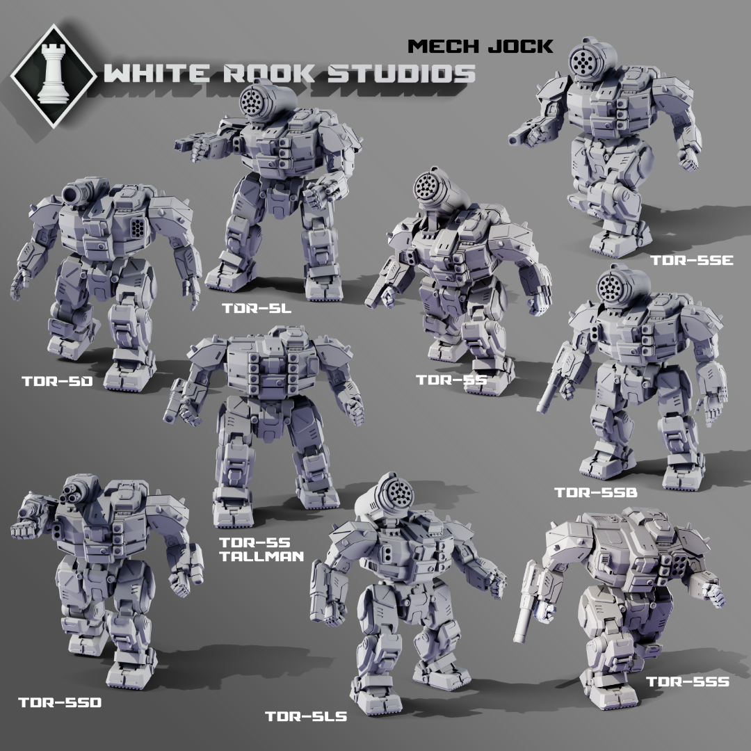 señor trueno mech deportista versión juego mesa pelea conmigo batalla fighttech fightmech juguete 3D print model - Mito3D