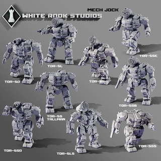 señor trueno mech deportista versión juego mesa pelea conmigo batalla fighttech fightmech juguete 3d print model - Mito3D