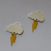 thunderstorm earrings earring fashion pendant jewelry 3d print model - Mito3D