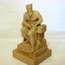 thuner thunor saxon dios art Escaneo 3d rey la estatua thunder 3d print model - Mito3D