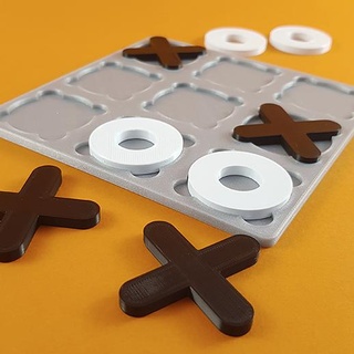 tic tac toe oyun ender dekor Sanat krem kendin yap kolay Yazdır 3d print model - Mito3D