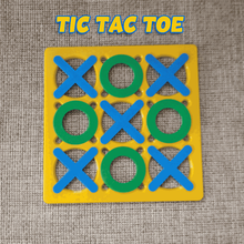 tic tac dedo pie tictactoe toe niños pequeños juguete juguetes ceros cruces xs os 3d print model - Mito3D