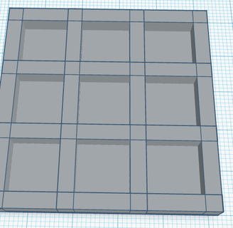 tik tac ayak parmağı yazı tahtası oyunlar 3d print model - Mito3D