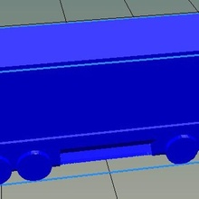 ticket ride box car 3d print model - Mito3D