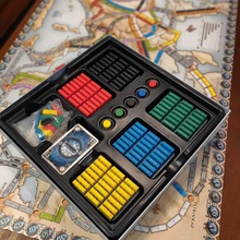 boleto de viaje en europa organizador juego boardgame juegos mesa accesorios juguete 3d print model - Mito3D
