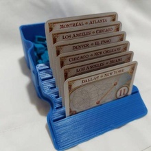 biglietto cavalcata giocatore vassoio coperchio 3d print model - Mito3D