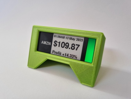 Tickmeter Schreibtisch Stand Bestände Gadget 3d print model - Mito3D