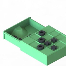 tic-tac-toe x4 evo gioco morpion tictactoe jeu viaggi 3d print model - Mito3D