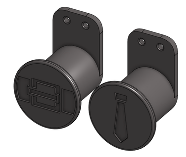attacher ceinture titulaire soutien ceinture attacher 3d print model - Mito3D