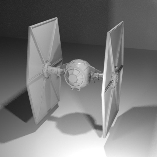 tie fighter vários navio star wars poder do mal 3D print model - Mito3D