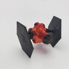 tie fighter explosão jogo veículos star wars starwars nave espacial 3d print model - Mito3D