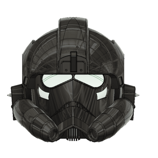 cravatta combattente casco 3d stampa gadget Guerre stellari stella guerre pilota 3D print model - Mito3D