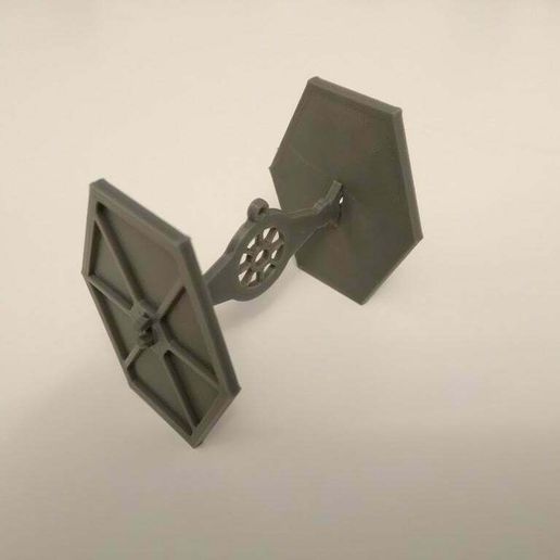 tie fighter ornament card assembly required christmas decoration kit model sprue starwars star wars xmas decorations toy 3D print model - Mito3D