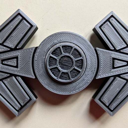tie fighter spinner fidget starwars star wars toy_game_accessories 3D print model - Mito3D