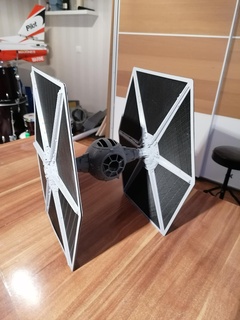 tie fighter super high 28 cm Game poly 3d print model - Mito3D