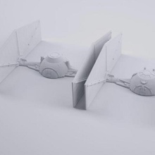tie fighter game 3d print model - Mito3D