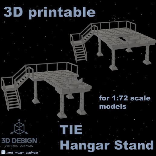 gravata hangar ficar pé 3D print model - Mito3D