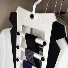 gravata cabide armário roupa organizador 3d print model - Mito3D