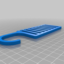 tie hanger customized household 3d print model - Mito3D