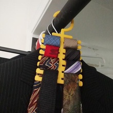 tie rack hanger home suit clothes fashion wardrobe tidy coat 3d print model - Mito3D