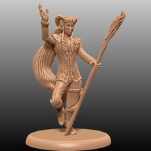 tiefling warlock - tabletop miniature game critical role dnd dungeons dragons fantasy gaming gloomhaven mini pathfinder rpg warhammer toy 3d print model - Mito3D