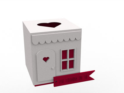 küçük dükkan poşetler çeşitli san Valentin té kutu 3d print model - Mito3D