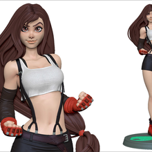 tifa lockhart statue 3d model stl printing print art body sexy female woman girl character games toys figure final fantasy vii anime cute miniatures figurines sculptures 3d print model - Mito3D