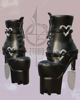 tiffany boots monster high doll toy art accesories custom monsterhigh shoes 3d print model - Mito3D