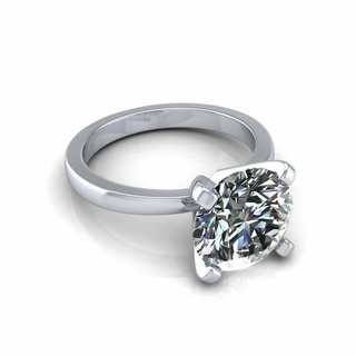 Tiffany diamante anel joalheria Luxo prata ouro imprimível 3d modelo tendência moda Projeto zbrush 3d print model - Mito3D
