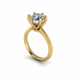 Tiffany Engagement Ring v10 Armband Solitär Schmuck Diamant Mönch Budha Gold Silber Hochzeit cad druckbar 3d Anhänger Ohrring Armreif Baby 3d print model - Mito3D