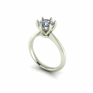 tiffany solitaire diamant bague s3 bracelet bijoux saphir or argent engagement mariage goujat imprimable 3d pendentif boucle d'oreille 3d print model - Mito3D
