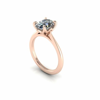 tiffany solitario anillo r7 oro joyería joya lujo compromiso imprimible diamante Boda anillos plata Moda brillante platino Budha cnc 3d print model - Mito3D