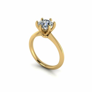 Tiffany Solitär Hochzeit Ring r5 Armband Schmuck Diamant Juwelen Saphir Gold Ohrring Armreif Charakter Kunst einsam 3d print model - Mito3D